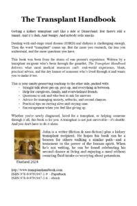 Need to excerpt the back cover